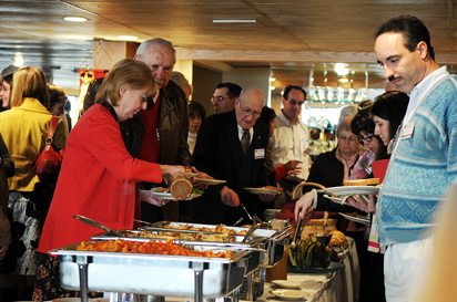 A delicious meal followed the talks.