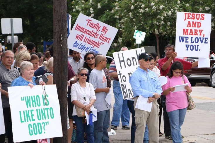 Houston Catholics say “Never!” to Blasphemous “P#ss Christ” Exhibit