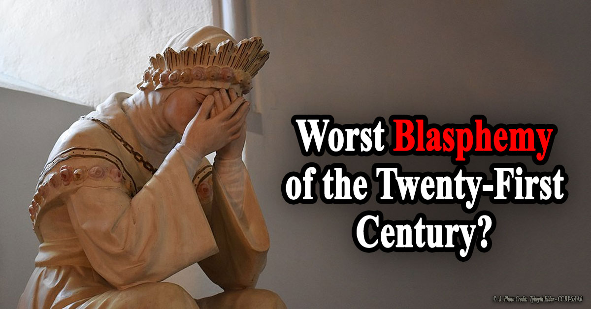 Sign Against this Blasphemous Statue Which Mocks the PURITY of Our Lady’s Motherhood