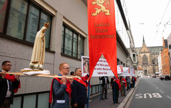 Americans and Austrians Unite to Protest Blasphemy in Linz