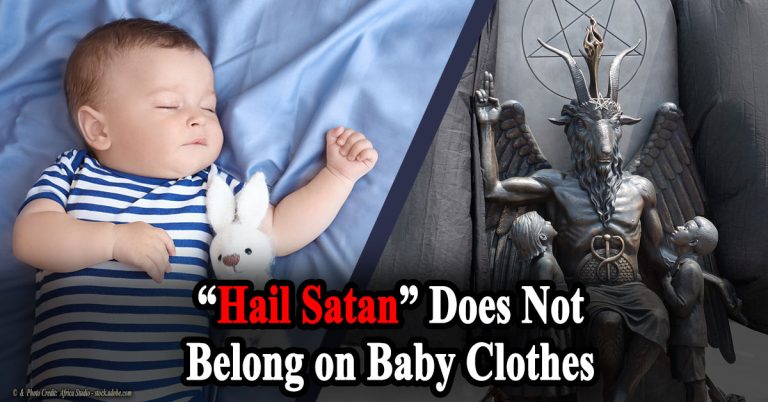 “Hail Satan” Does Not Belong on Baby Clothes