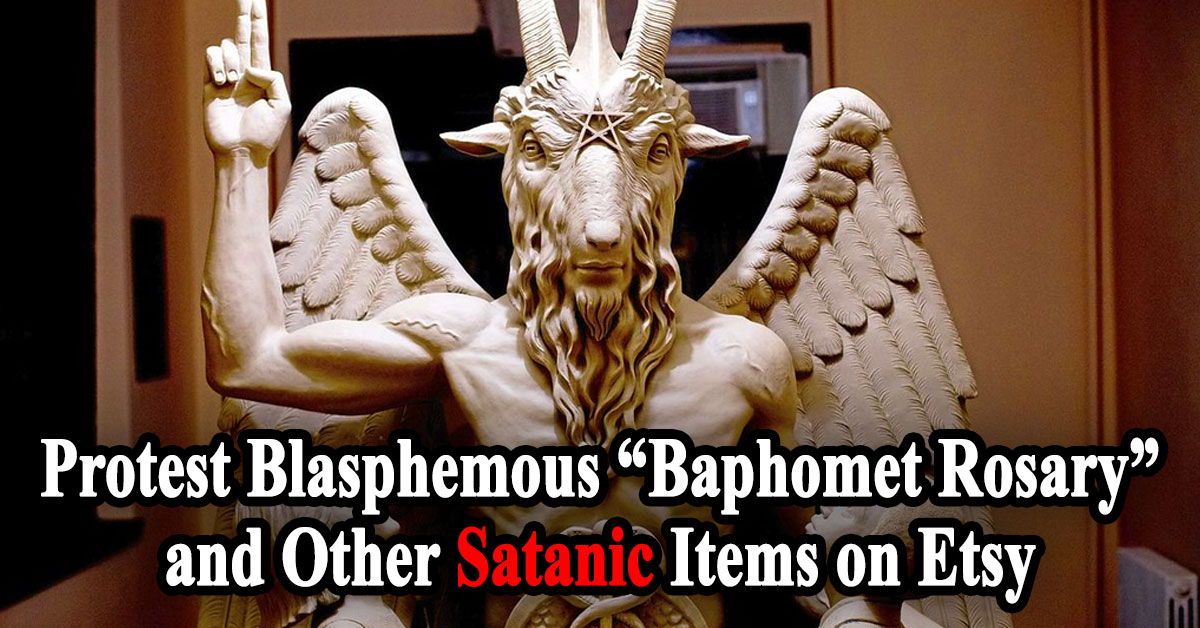 Etsy Sells “Baphomet Rosary” and Other Satanic Items