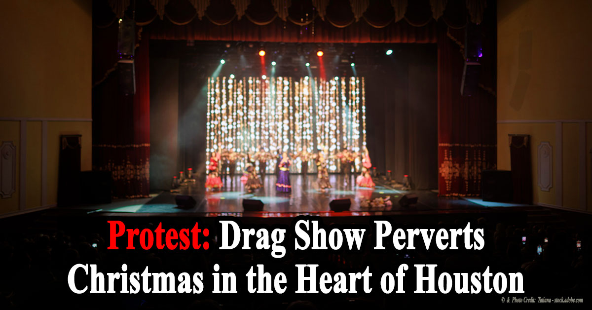 Drag Show Perverts Christmas in the Heart of Houston