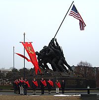 TFP Members at Iwo Jima Monument in Washington, D.C.