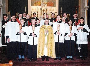 The high point of the event was a solemn High Mass celebrated at St. Patrick's Church in York, Penn.