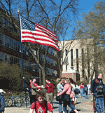 From April 14- 16 TFP Student Action hit the streets of three major campuses on campaigns in defense of the legitimacy of just war.