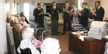 TFP members bring Christmas spirit to hospitals and nursing homes