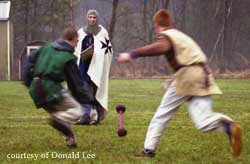 "Steal the Bacon" is one of the favorites during the Medieval Games.