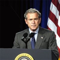 The American TFP sent a letter congratulating President George W. Bush