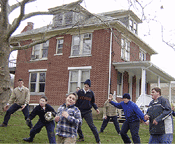 Outdoor games are always an important part of the Call to Chivalry camps.