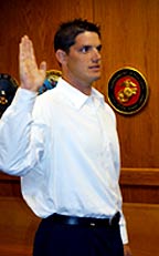 Heroism - Jeremy Staat is sworn in