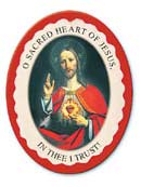 Spreading the Sacred Heart Badge