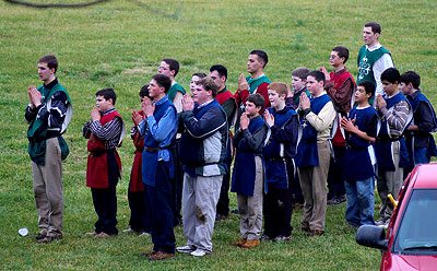 The program ended with the customary medieval games in which participants played hard, while mainainting a chivalrous demeanor.
