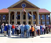 People from around the country gathered in public squares to ask Our Lady for the conversion of America.