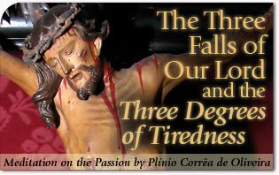 Le tre cadute di Nostro Signore e i tre gradi di stanchezza