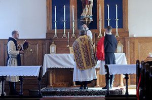 Everyone was impressed with a Sunday High Mass, in which the acolytes wore the TFP ceremonial habit.