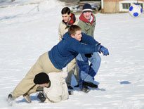 Shieldball whether played during the winter or summer is always fun.