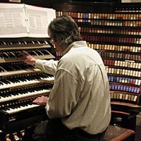 Peter Conte, official organist of the Wanamaker Organ