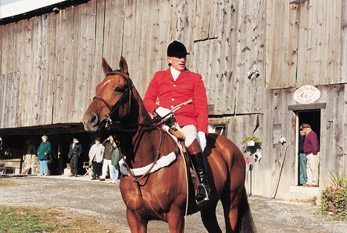 Steve Hayes from Coatsville, Pennsylvania earned his scarlet coat