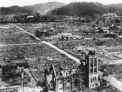 Hiroshima leveled after Atomic Bomb