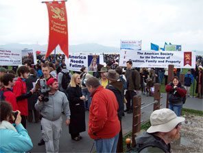 The TFP had a delegation at the Californian Walk for Life which had 30,000 participants