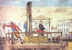 Guillotine during French Revolution