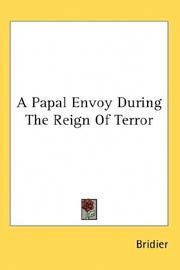 A Papal Envoy During the Reign of Terror, memoirs of Abbe de Salamon