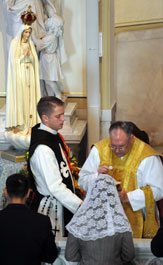 Fr. Gregory Karpyn celebrated Mass at historic Immaculate Conception Church