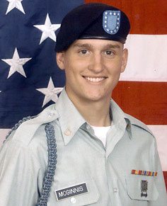 Spc. Ross A. McGinnis received the Medal of Honor for jumping on a live grenade to save his men.