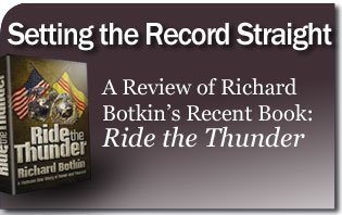 Setting the Record Straight — Book Review of Richard Botkin’s: Ride the Thunder