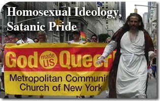 Ideologia omosessuale, orgoglio satanico