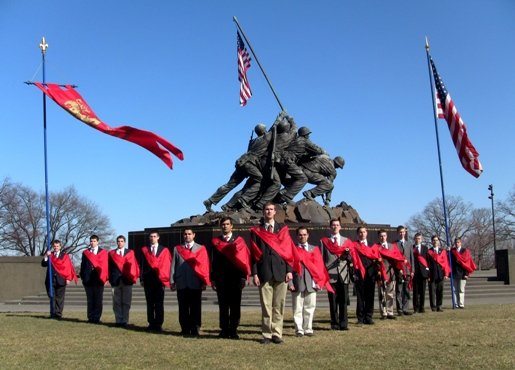 TFP Members Honor American Military heroes at Iwo Jima Memorial