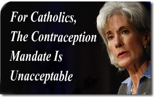 Per i cattolici il mandato di contraccezione è inaccettabile