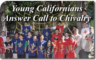 Young Californians Answer Call to Chivalry