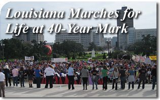 Louisiana Marches for Life at 40 Year Mark
