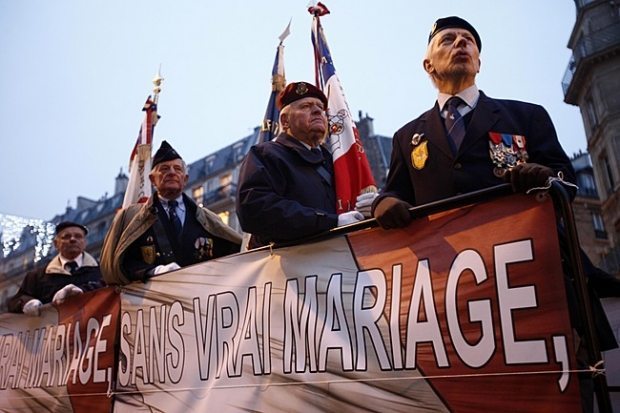 World War II Veterans show support at Traditional Marriage Rally