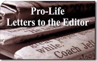 Best Pro-Life Letters to the Editor