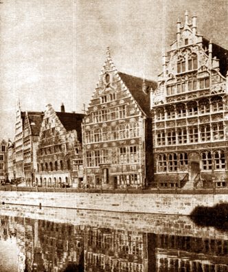 Guild offices in Ghent, Belgium