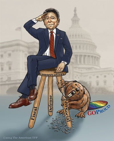 Most conservatives are familiar with the wise and winning strategic insight of President Ronald Reagan, when he compared the American conservative movement to a three-legged stool, where each leg stands for one of the three main foci of American conservative activism: defense, fiscal, and social.