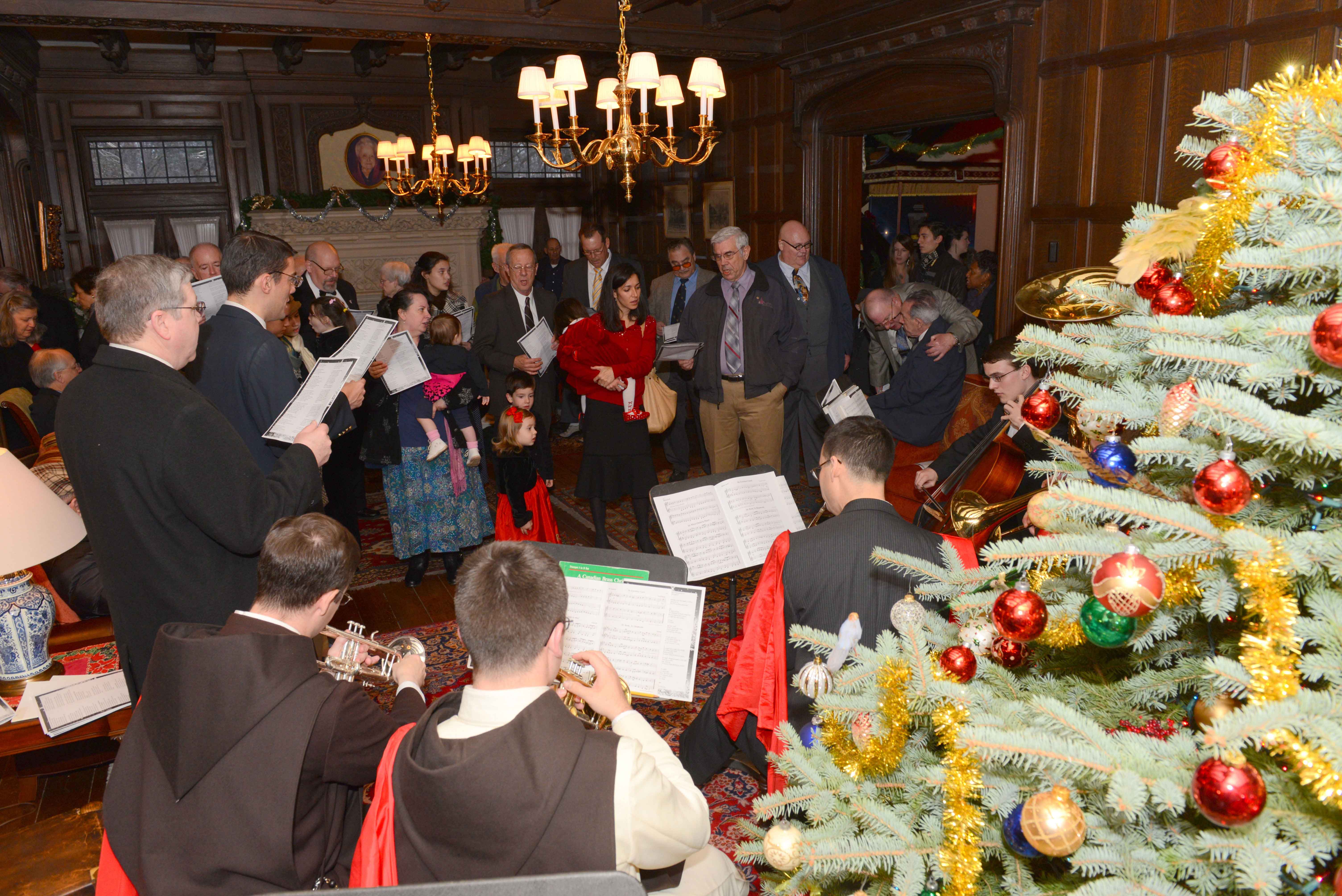 Christmas caroling