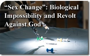 "Cambio di sesso": impossibilità biologica e rivolta contro Dio