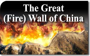 Great Fire Wall of China Keeps Out Free Speech