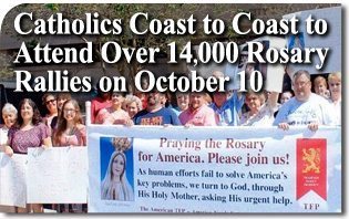 Catholics Coast to Coast to Attend Over 14,000 Rosary Rallies on October 10