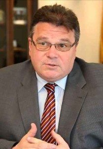 Lithuanian Foreign Minister Linas A. Linkevicius