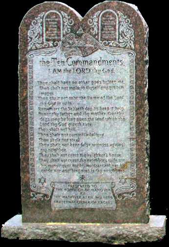 The Ten Commandments - The Lord thy God shalt thou adore, and Him only shalt thou serve