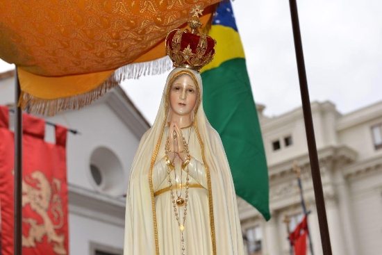 Miraculous statue of the International Pilgrim Virgin of Our Lady of Fatima