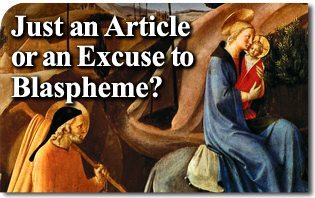Just an Article or an Excuse to Blaspheme?