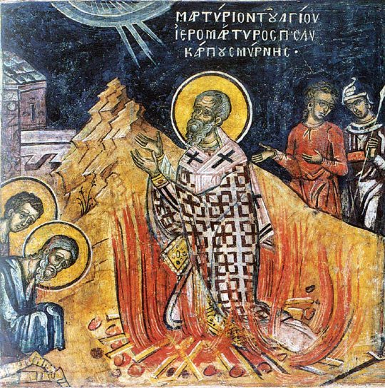 Saint Polycarp Martyrdom Courage Play the Man