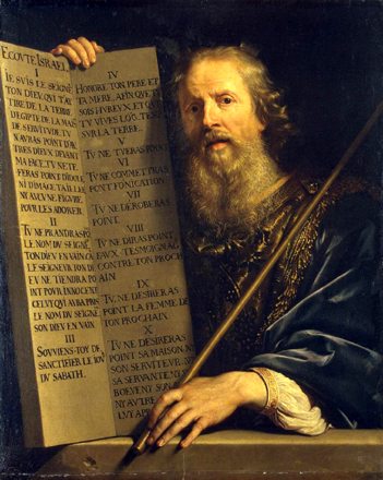 Moses with the Ten Commandments, If God has given America this reprieve, we must use it to turn back to Him and His laws
