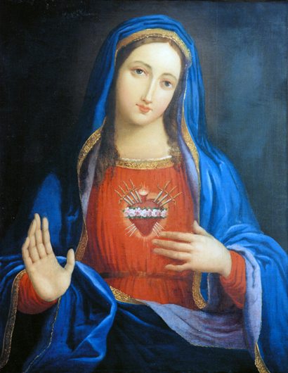 Immaculate Heart of Mary pierced by Seven Swords of Sorrow
